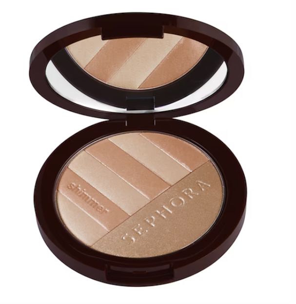 SEPHORA COLLECTION BRONZER SHIMMER - Poudre bronzante irisée 01 Amber glow