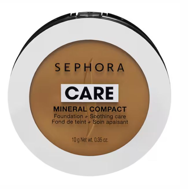 SEPHORA COLLECTION Care Minéral Compact - Fond de teint + Soin apaisant 45 cacao foncé (10 g)