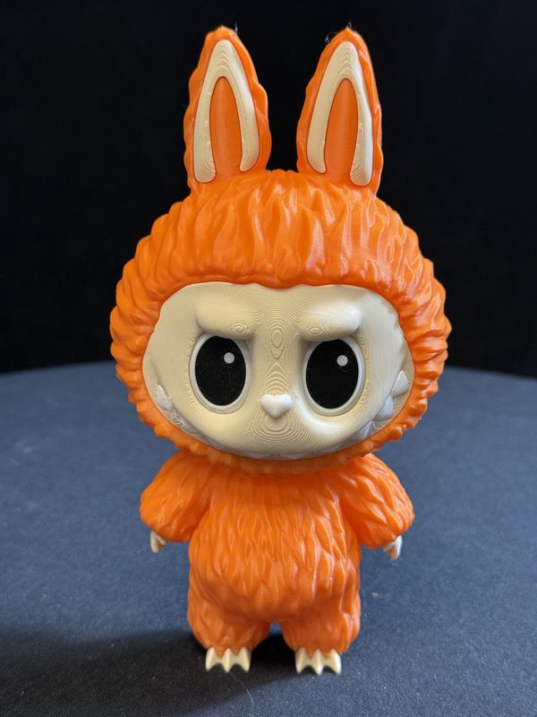 *Unofficial 36&quot; Labubu Orange 3D Printed