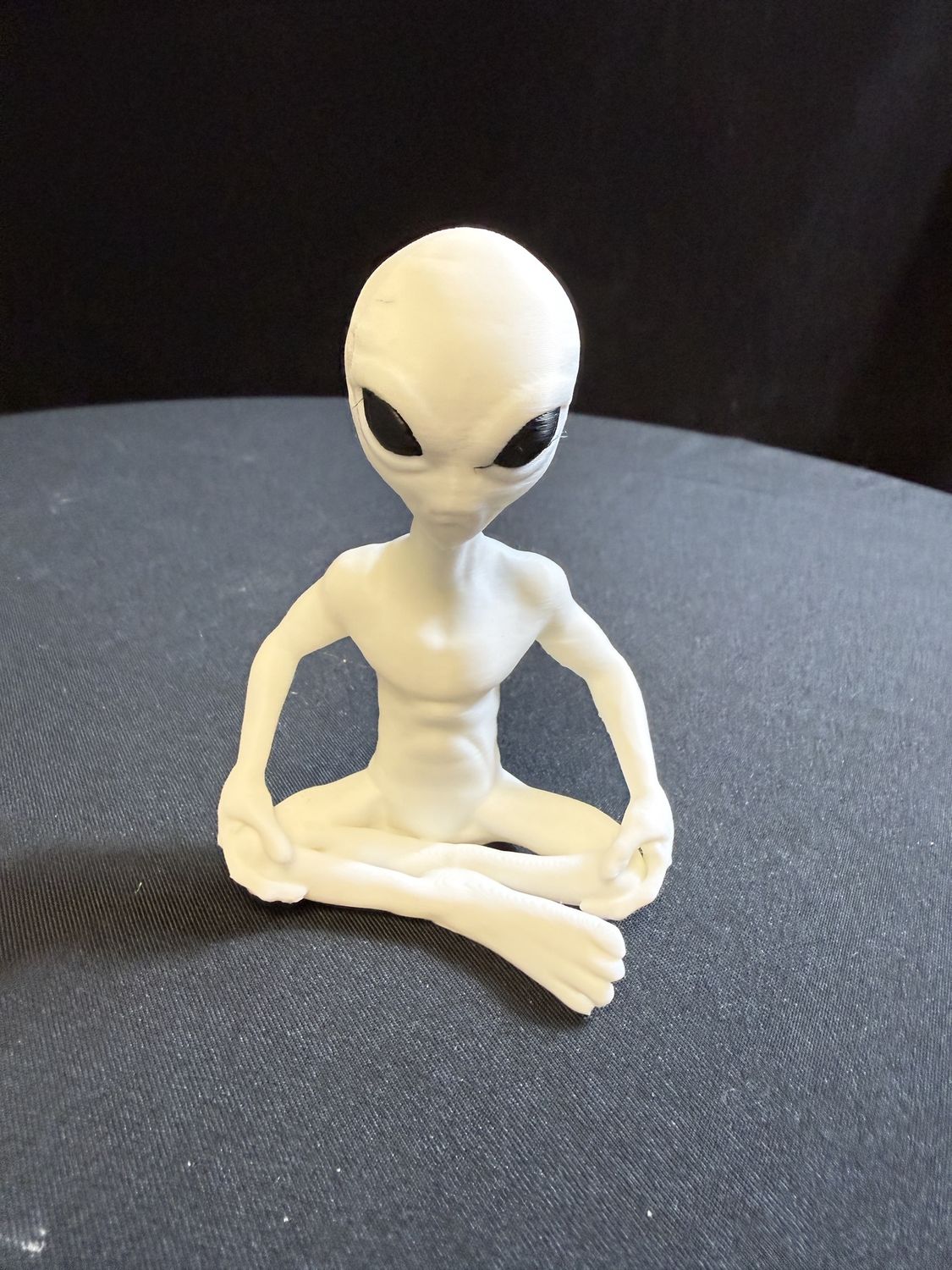 4&quot; 3D Printed Alien Sitting