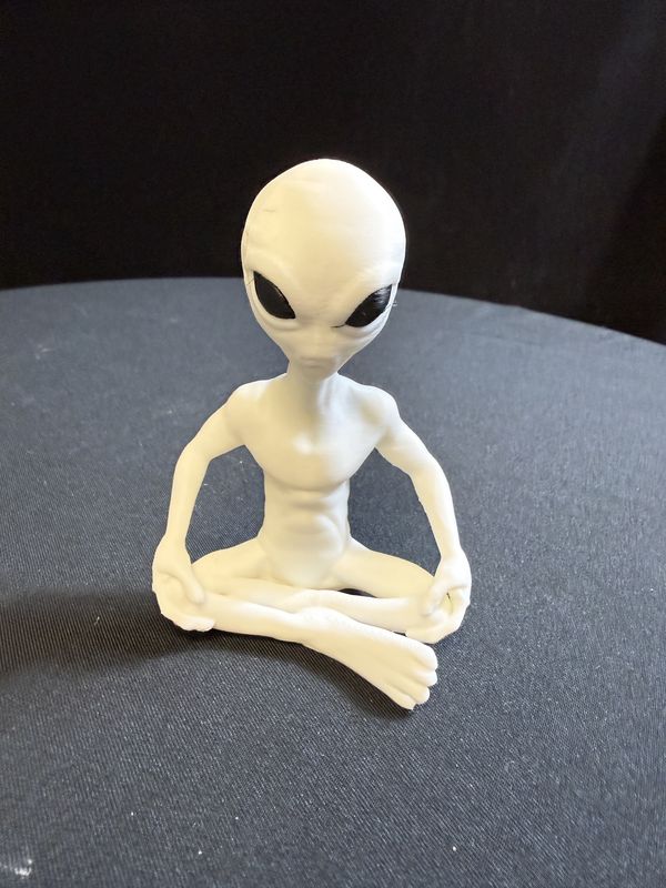 4&quot; 3D Printed Alien Sitting