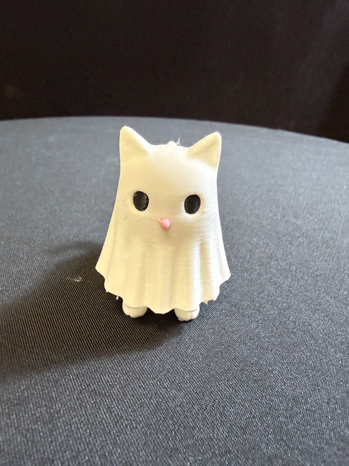 3.5&quot; 3D Printed Cat White