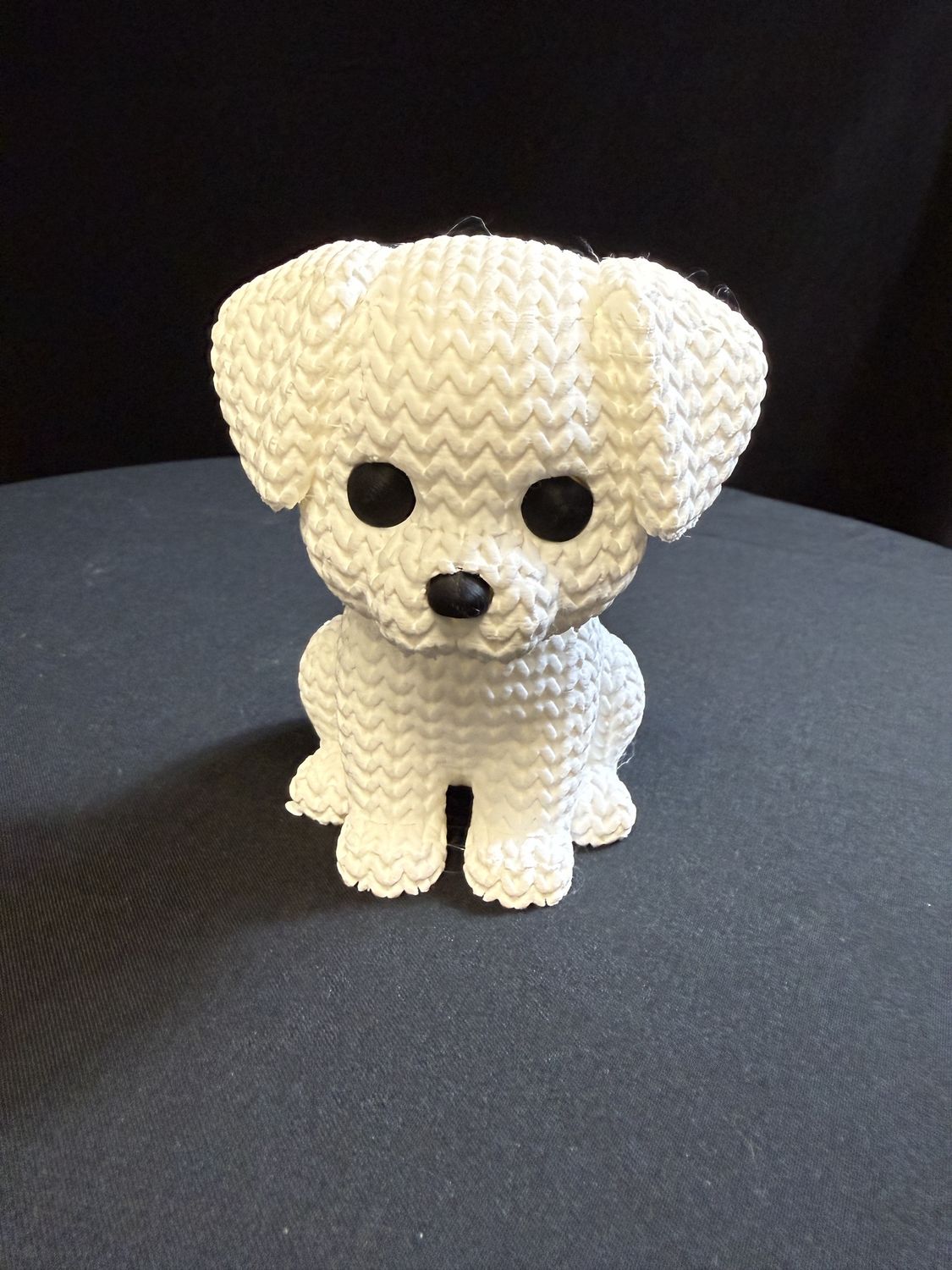 5&quot; 3D Printed Dog White
