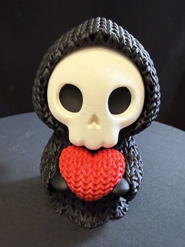 8&quot; 3D Printed Knit Skull