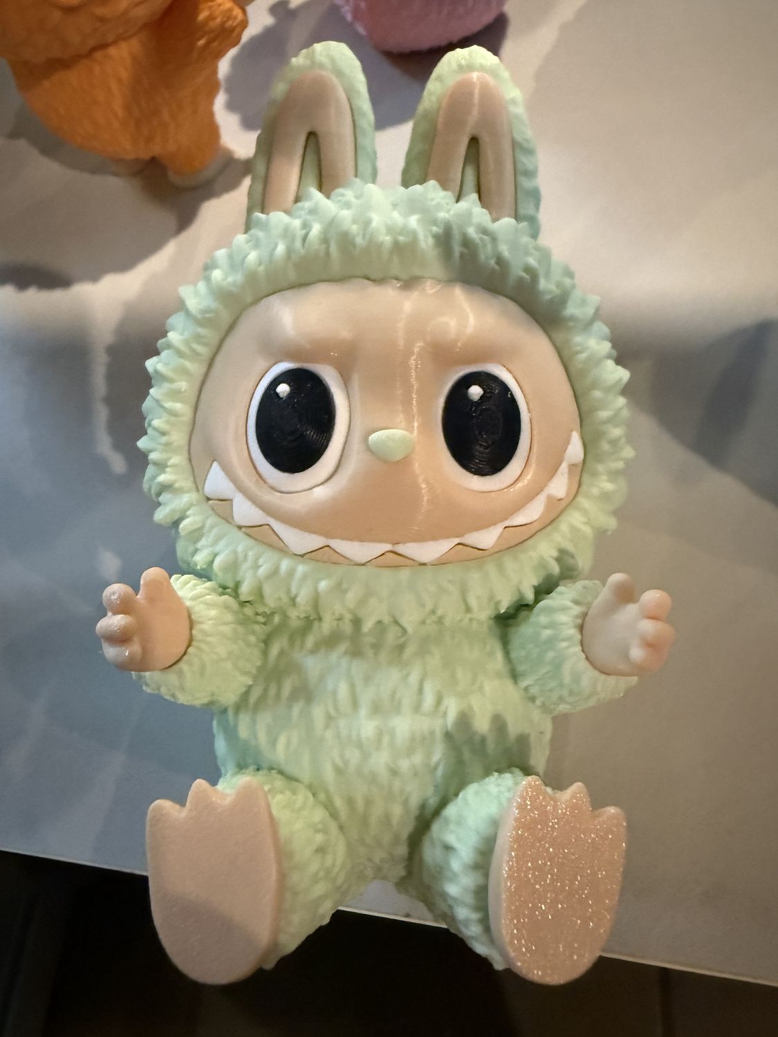 *Unofficial 6” 3D Printed Labubu (Rolling Eyes), COLOR: Green