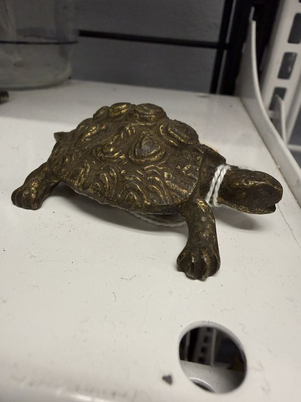 Vintage Brass Small Turtle