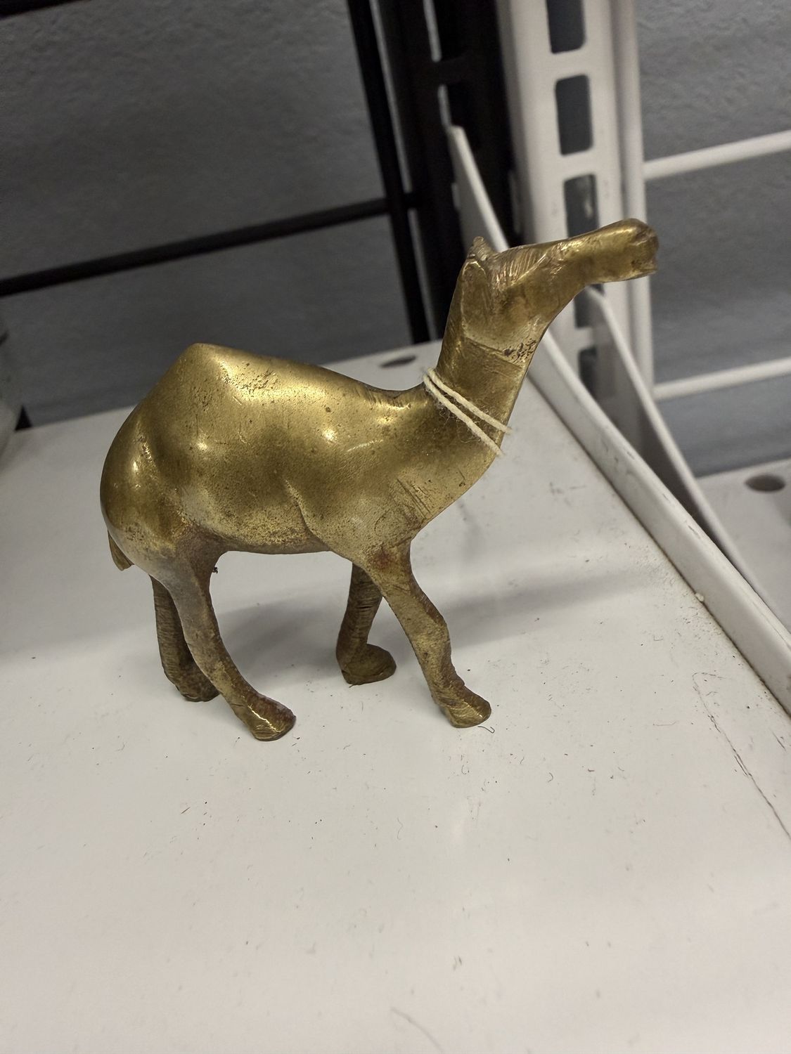 Vintage Solid Brass Camel