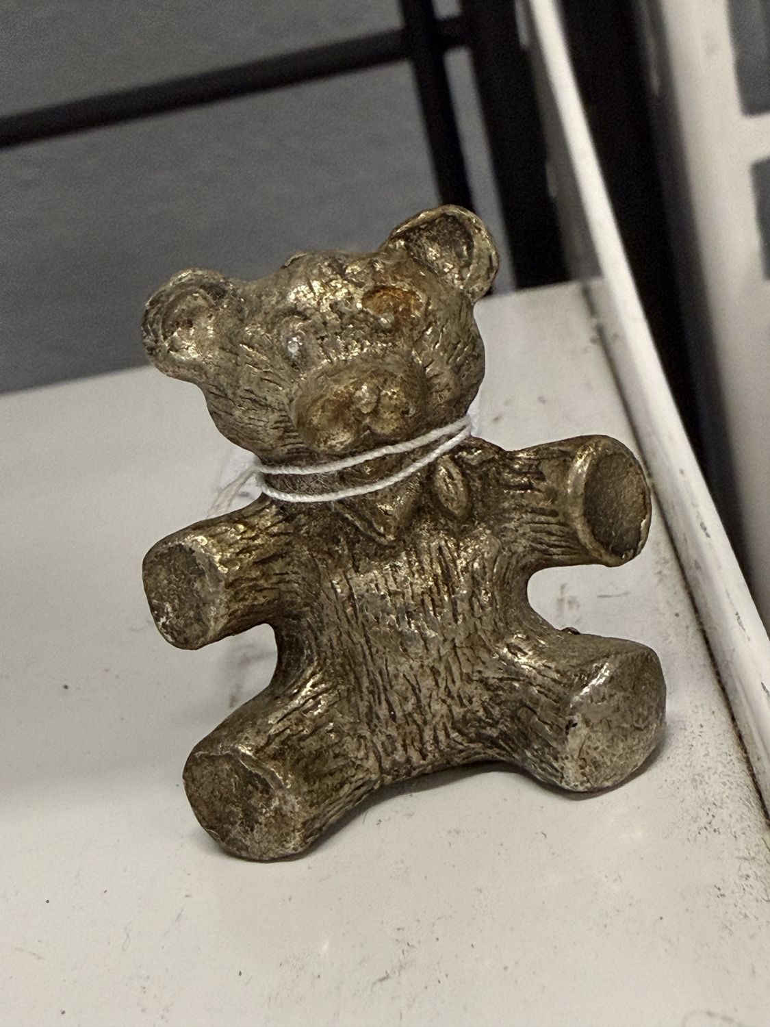 Vintage Brass Small Bear