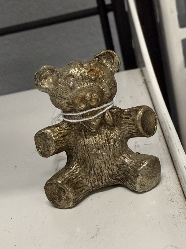 Vintage Brass Small Bear