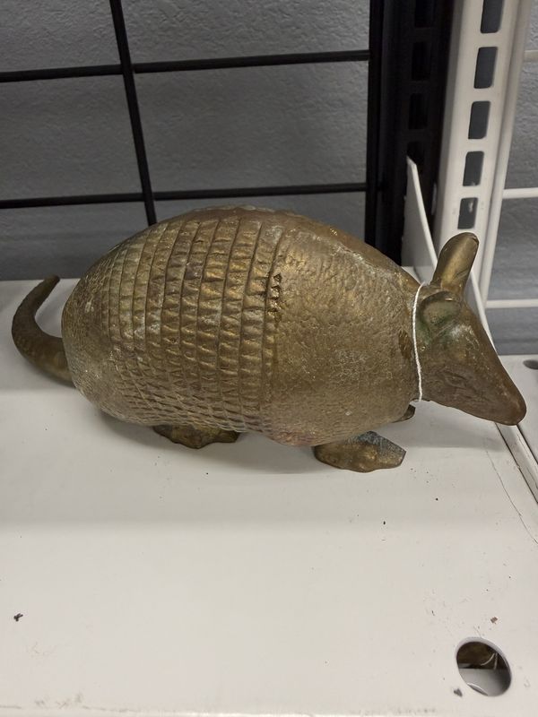 Brass Armadillo Paperweight