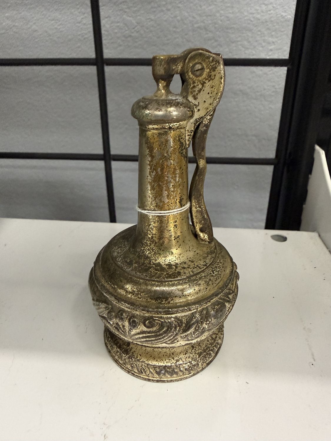 Vintage 1960s Ronson Table Lighter Silverplate Water Pump Shape