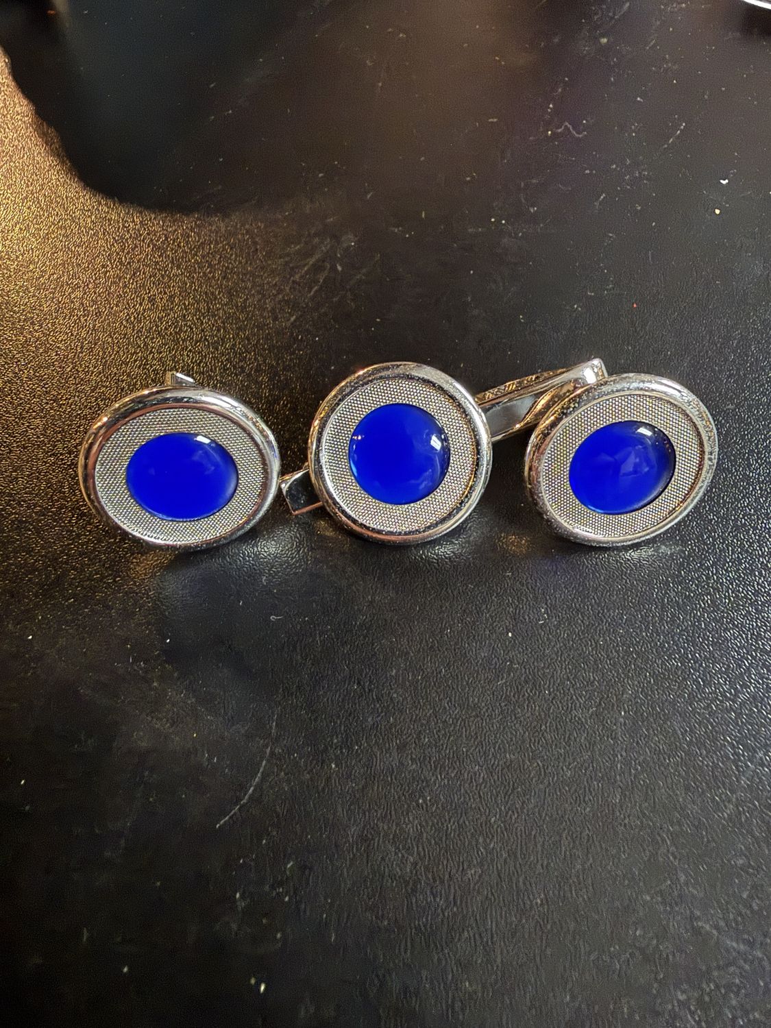 Vintage Silver-tone Cufflinks