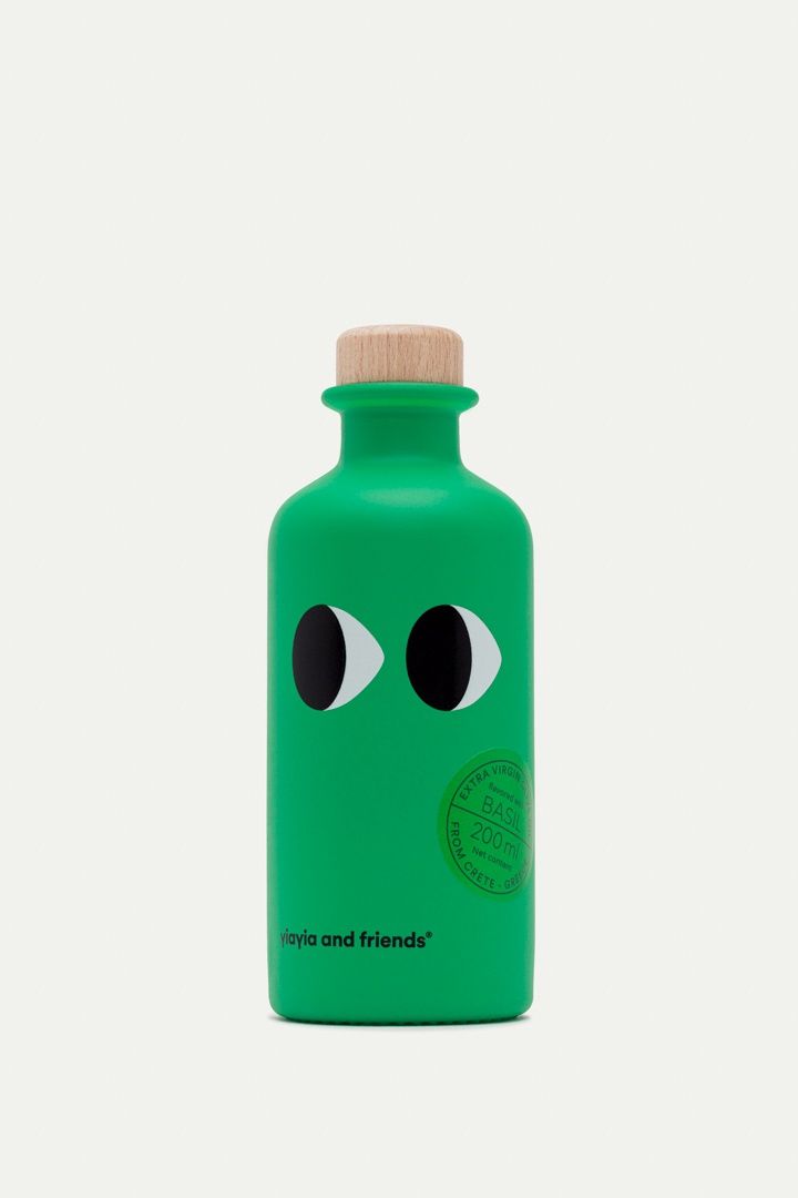 Yiayia &amp; Friends Extra Virgin Olive Oil w/ Basil