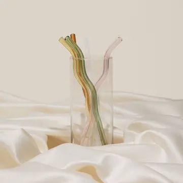 Wavy Glass Straw