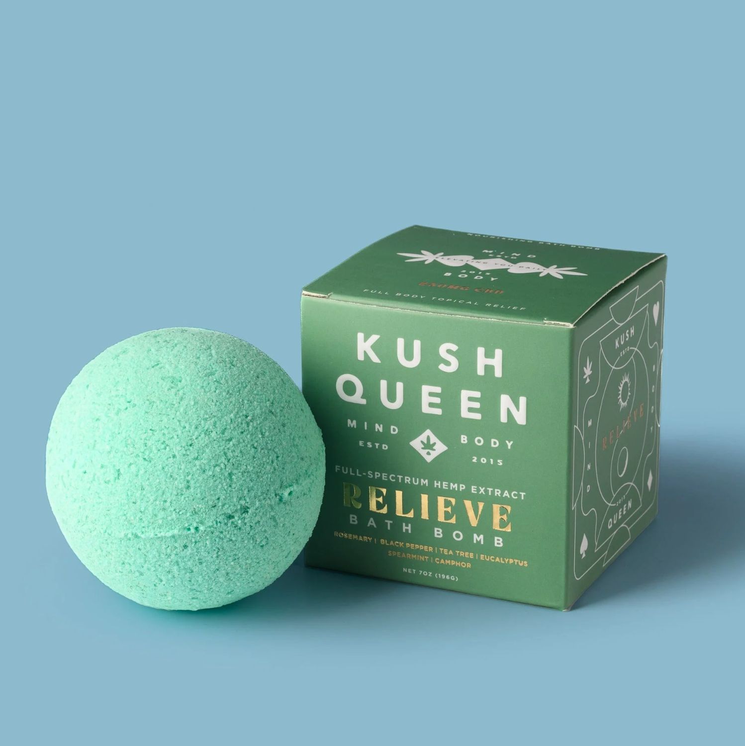 Kush Queen Relieve 1000mg CBD Bath Bomb