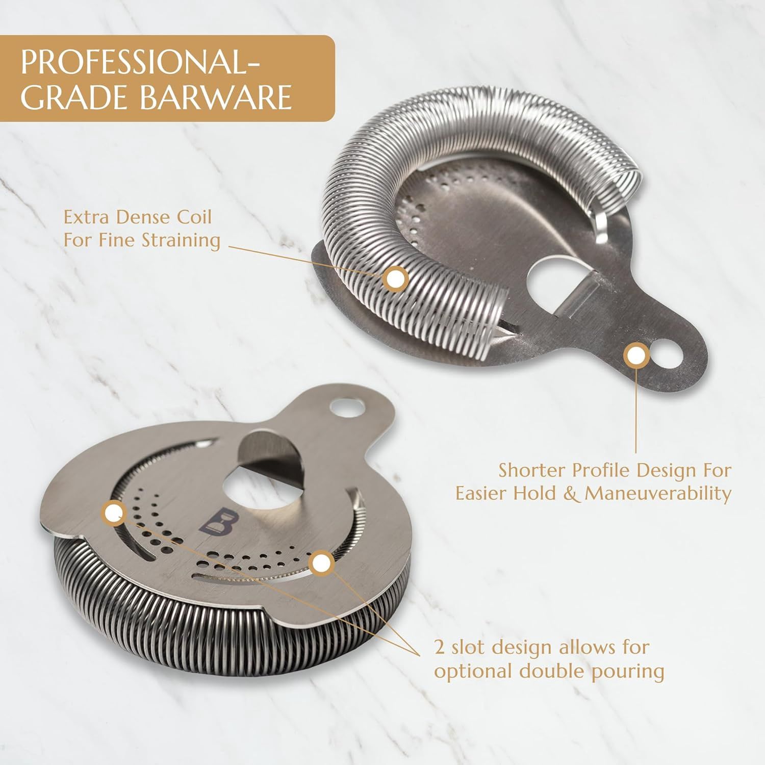 Bull in China: Hawthorne Strainer Brass