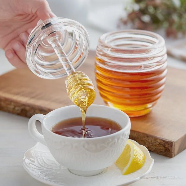 Honey Jar with Server