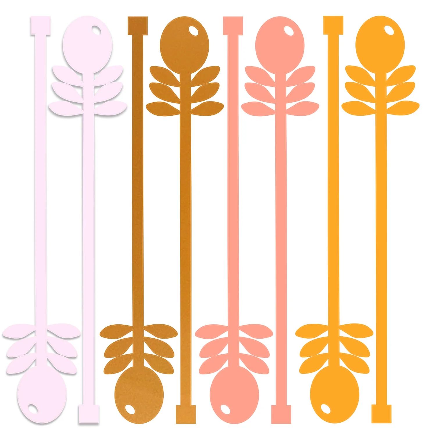 Mod Lounge Cocktail Swizzle Stix (set of 8)