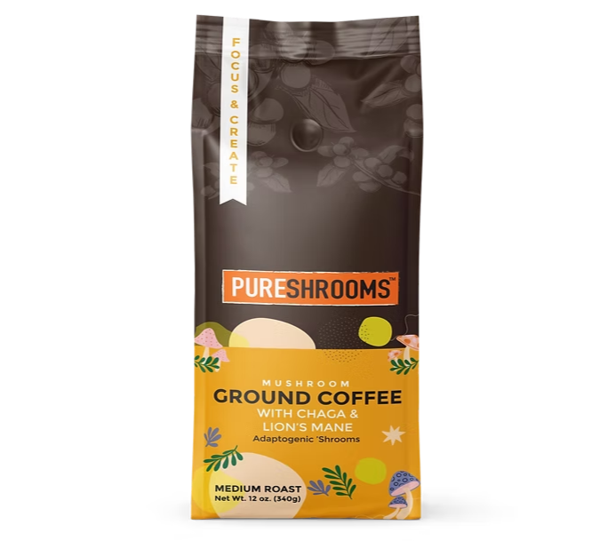 PureShrooms Focus &amp; Create Ground Coffee