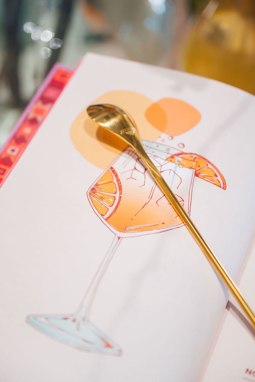 A Bar Above Bar Spoon (Gold)