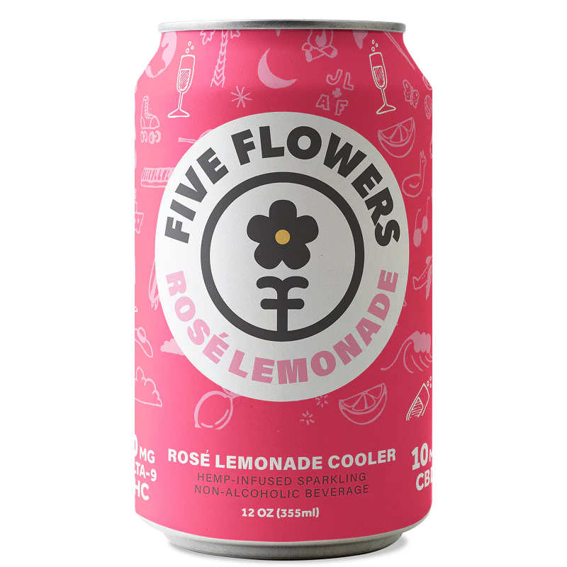 Five Flowers - Rose Lemonade 10MG, Unit: 4pk