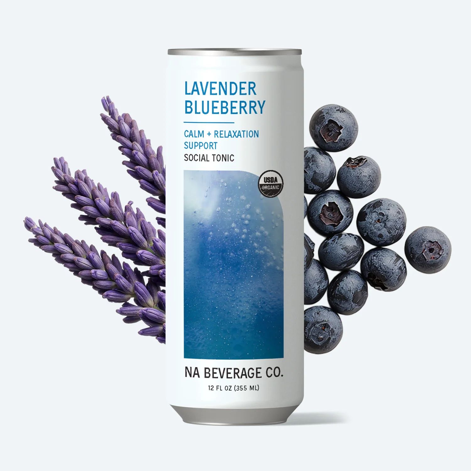 NA Bev Co Unwound Lavender Blueberry, Unit: Single
