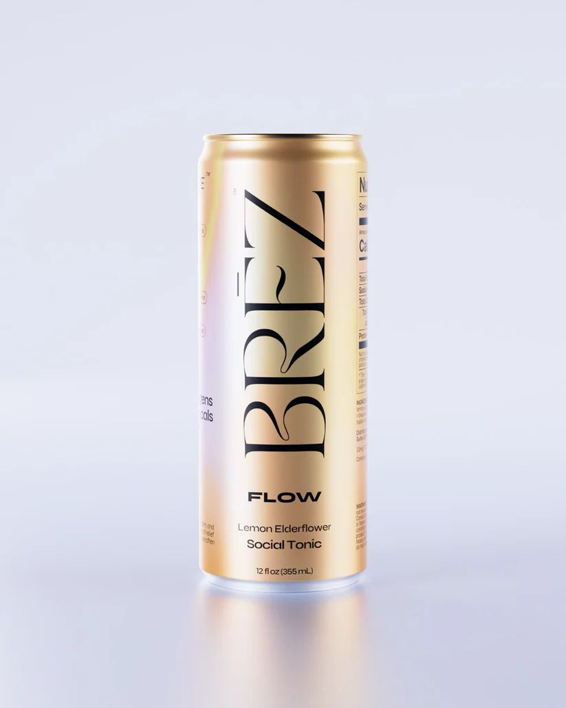 Brez Flow: Lemon Elderflower, Size: 4 pack