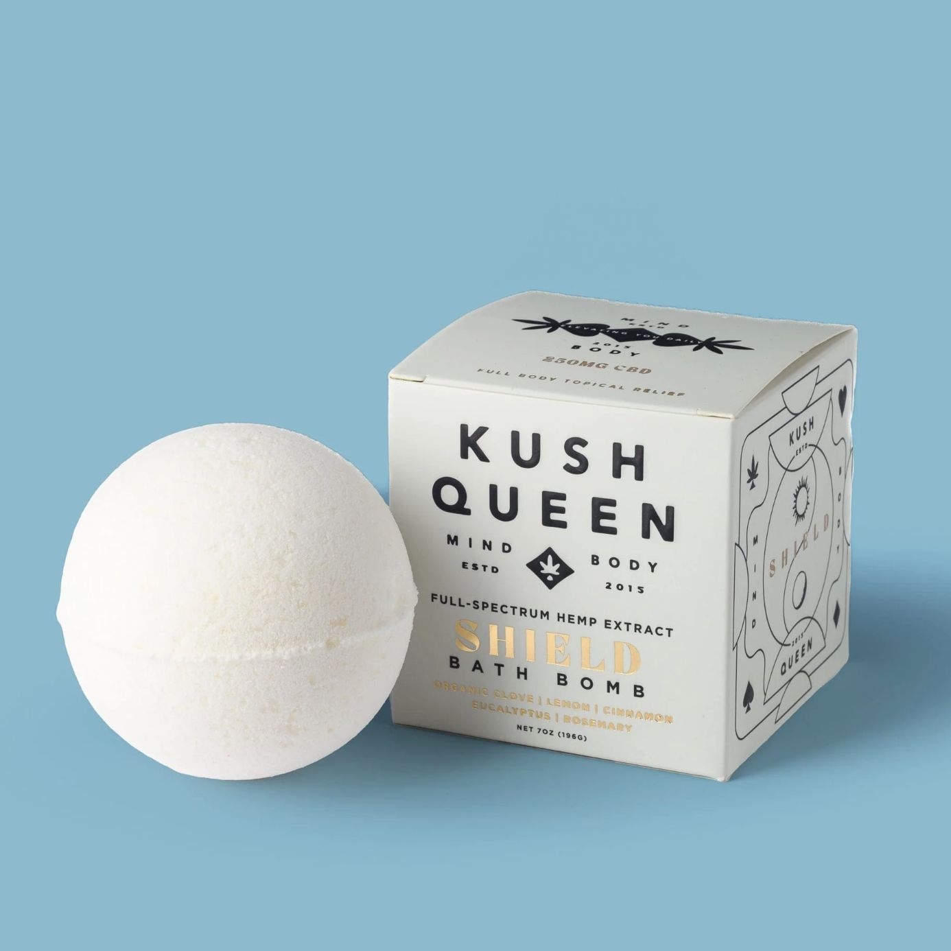 Kush Queen Shield Immunity 250mg CBD Bath Bomb