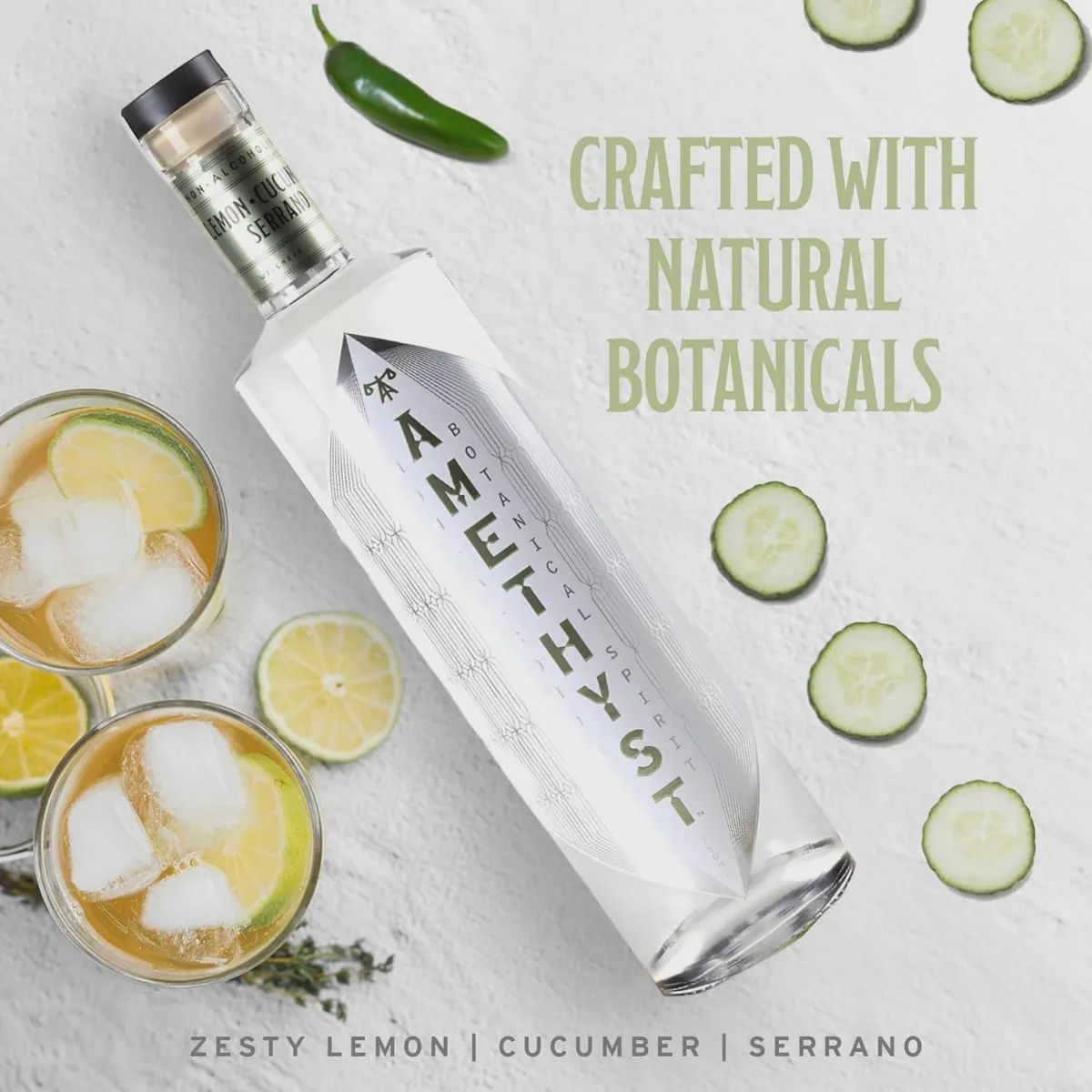 Amethyst Lemon Cucumber Serrano