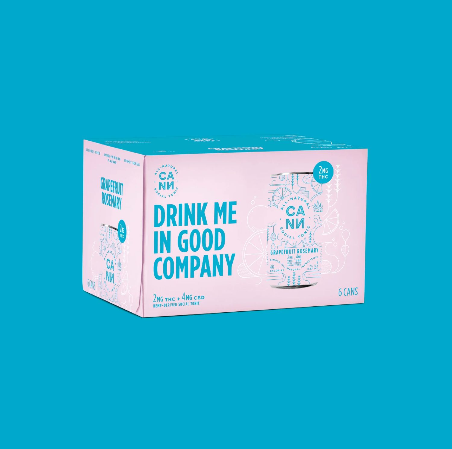 CANN 2MG - Grapefruit Rosemary