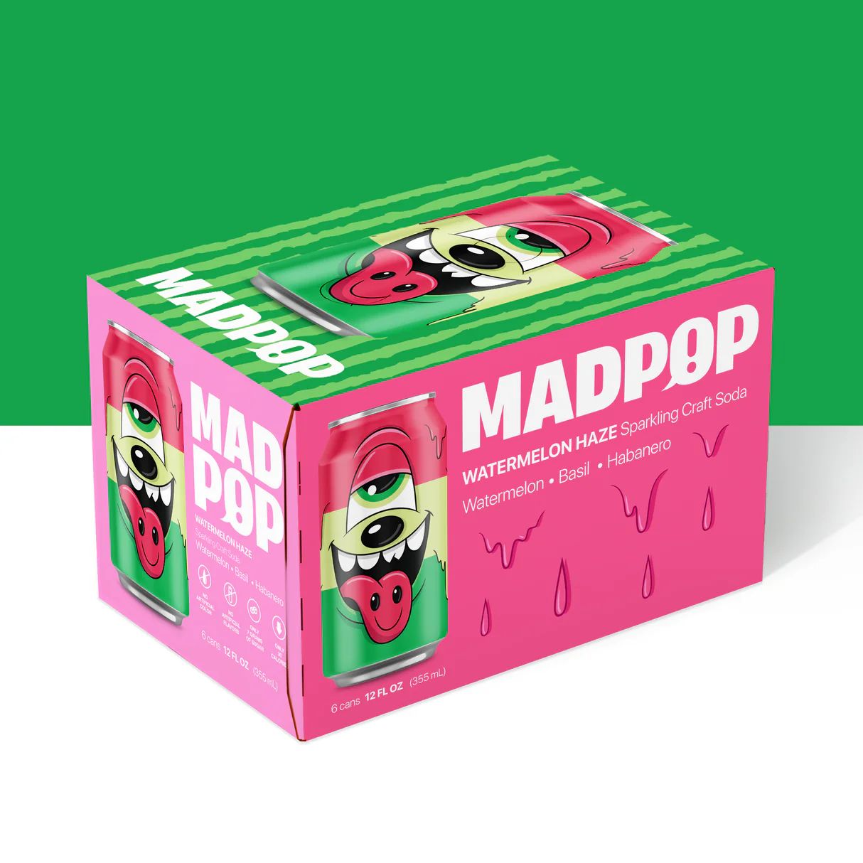 MadPop Watermelon Haze, Unit: 6pk