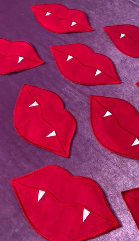 Cocktail Napkins - Vampire Lips