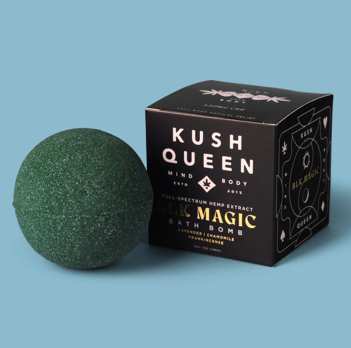 Kush Queen Black Magic 250mg CBD Bath Bomb