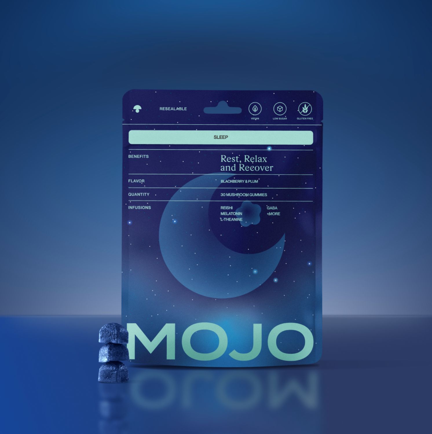 Mojo Blackberry &amp; Plum Sleep Gummies