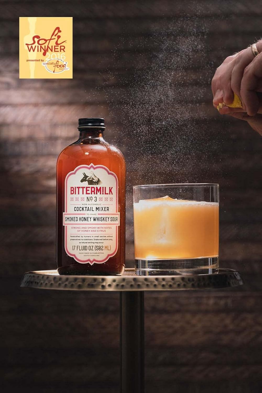 Bittermilk No. 3 Smoked Honey Whiskey Sour