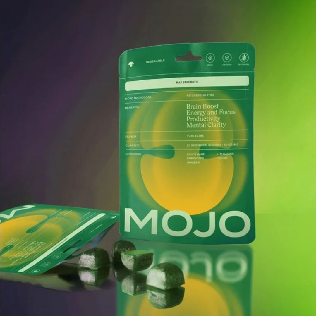 MOJO Yuzu &amp; Lime Mushroom Gummies - MAX STRENGTH