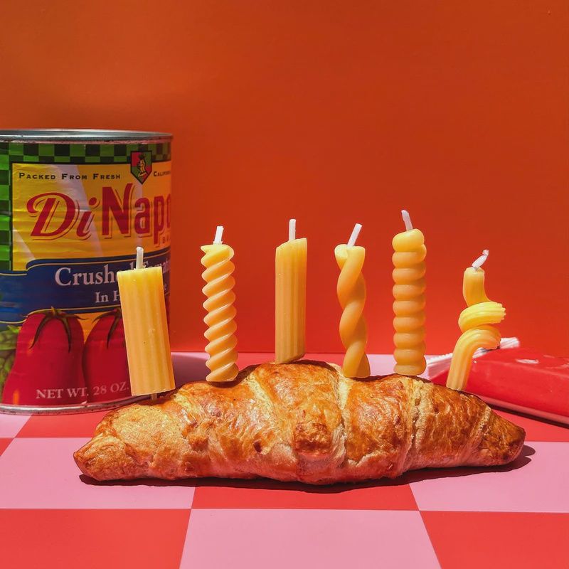 Pasta Party Candles