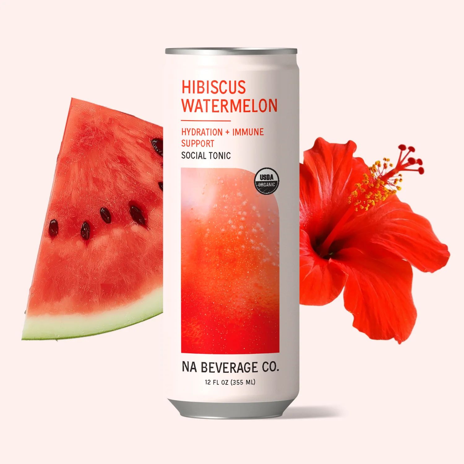 NA Bev Co Hibiscus Watermelon, Size: Single