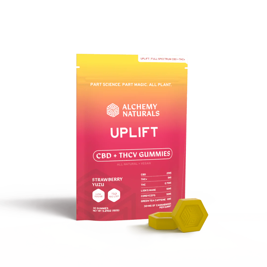Alchemy Naturals CBD &amp; THCv Uplift Gummies