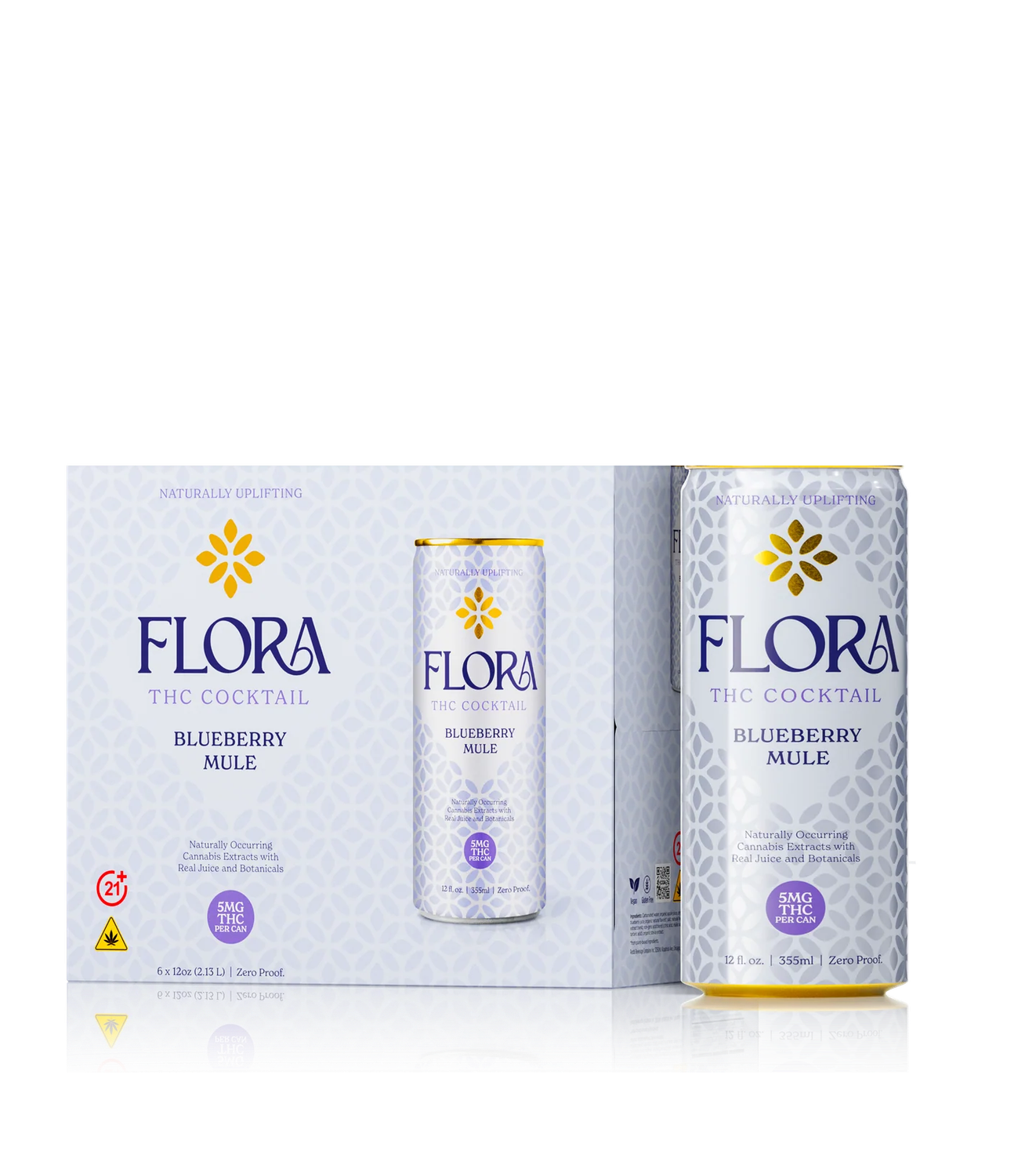 Flora Blueberry Moscow Mule, Size: 6 pack