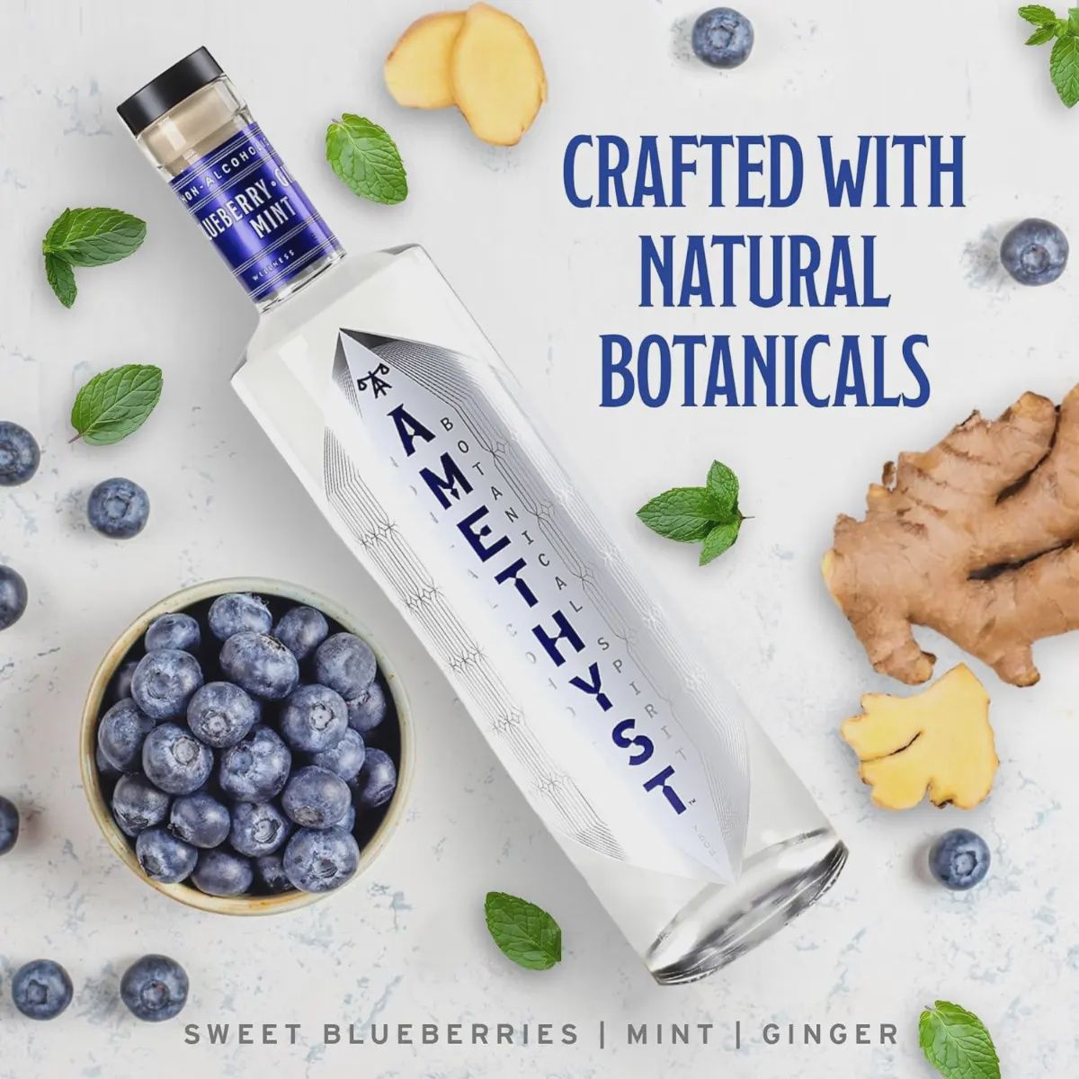 Amethyst Blueberry Ginger Mint