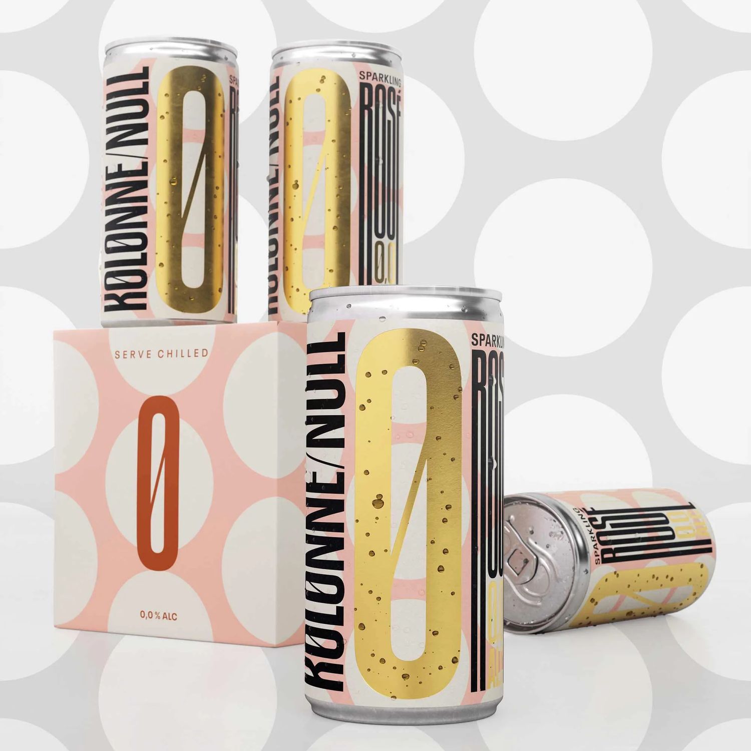 Kolonne Null Sparkling Rose 250ml, Unit: 4pk