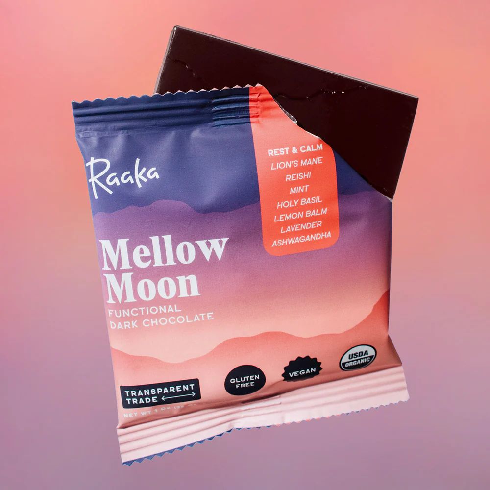 Raaka Mellow Moon Functional Chocolate Bar