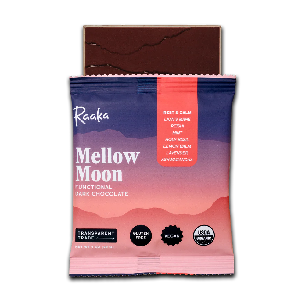 Raaka Mellow Moon Functional Chocolate Bar