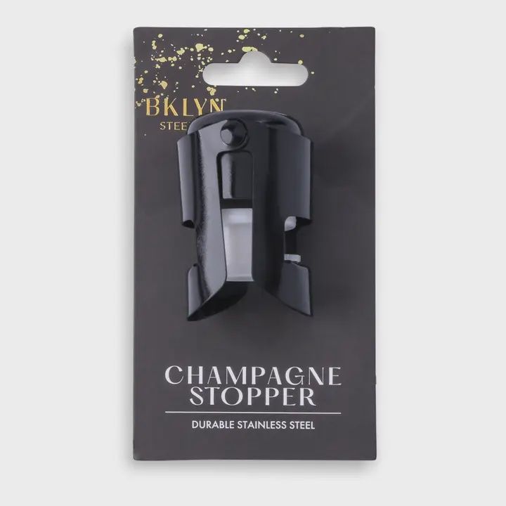 Champagne Stopper - Black