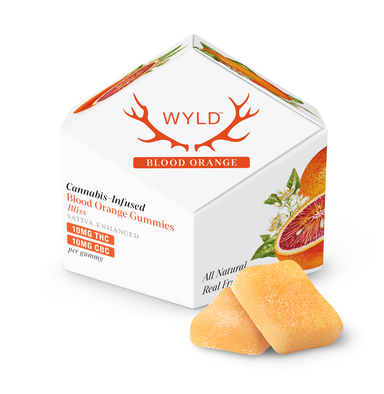 Wyld 10MG - Blood Orange Bliss Gummies