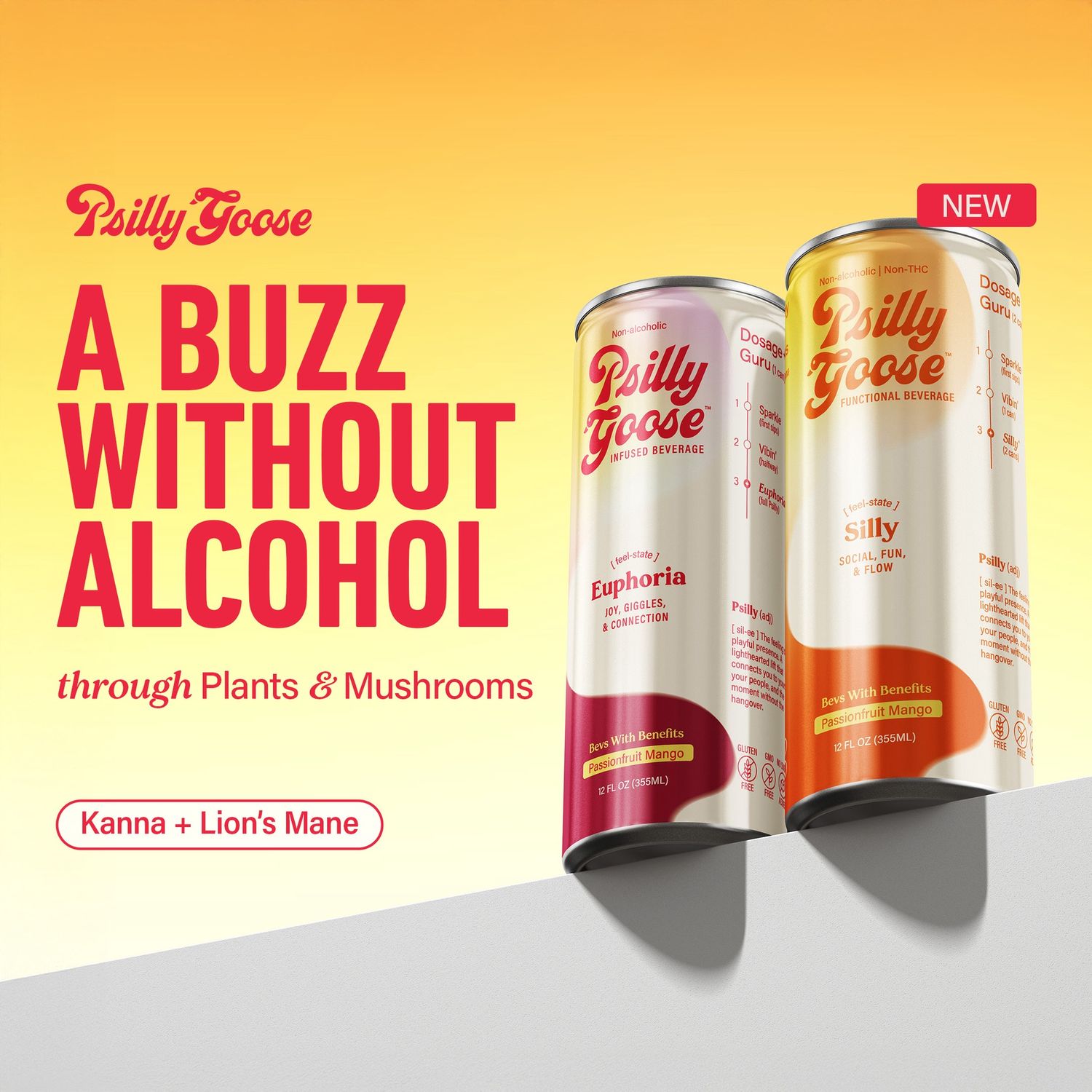 Psilly Goose - Kanna &amp; Lions Mane