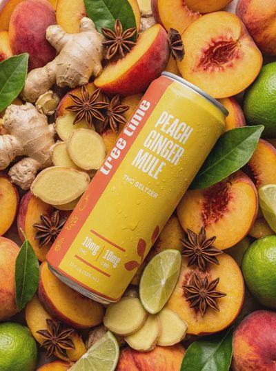 Tree Time Peach Ginger Mule - 10MG