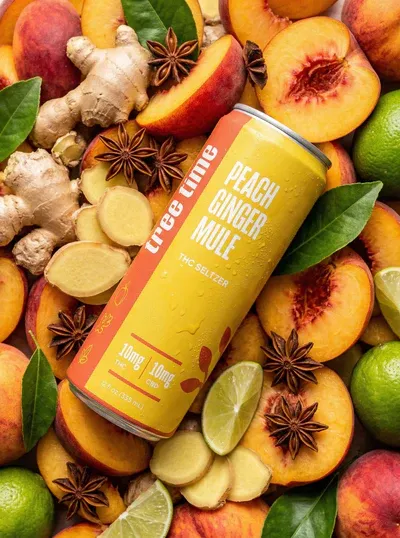 Tree Time Peach Ginger Mule - 10MG