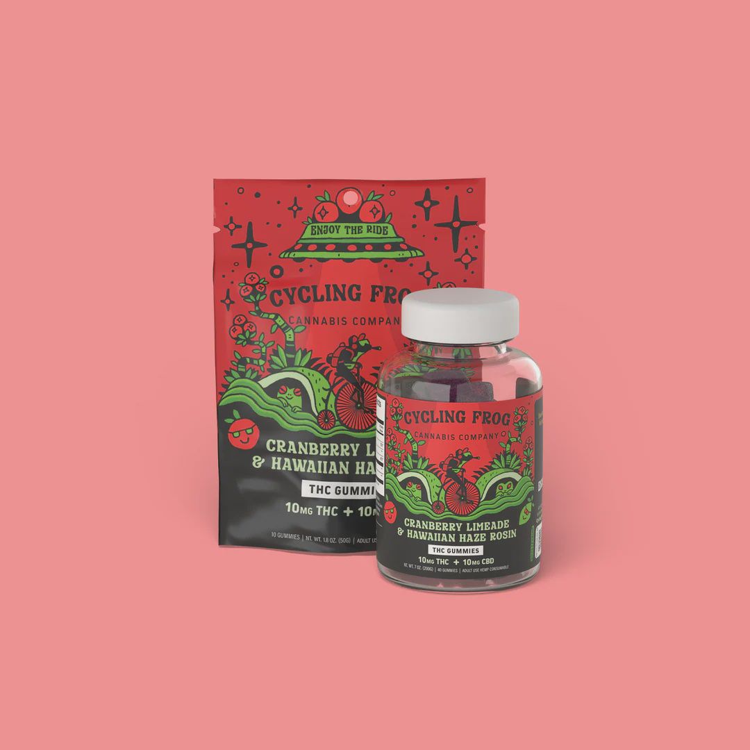 Cycling Frog Cranberry Limeade Rosin Gummies